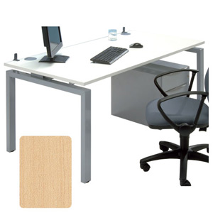 Sonix Bench Desk Rectangular W1200xD1600xH720mm Maple Ref 31