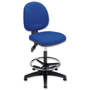 Trexus Plus Medium Back High Rise Chair Seat W460xD450xH590-860mm Blue