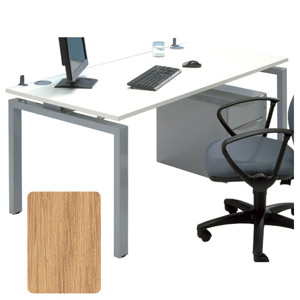 Sonix Bench Desk Rectangular W1200xD1600xH720mm Oak Ref 31
