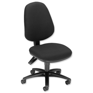 Sonix Alpha Permanent Contact Chair High Back Seat W480xD450xH450-580mm Onyx Black