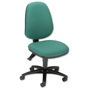 Sonix Alpha Permanent Contact Chair High Back Seat W480xD450xH450-580mm Jade Green