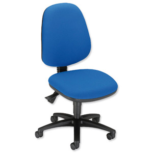 Sonix Alpha Operator Chair Asynchronous High Back Seat W480xD450xH450-580mm Ocean Blue