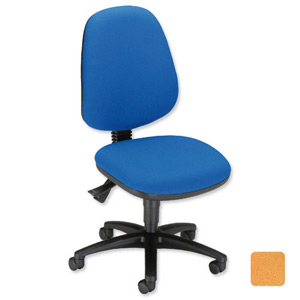 Sonix Alpha Operator Chair Asynchronous High Back Seat W480xD450xH450-580mm Sunset Yellow