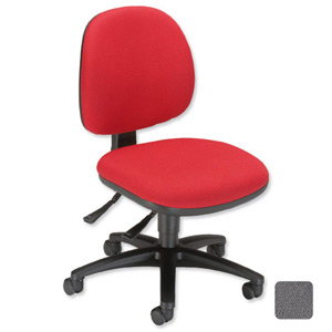 Sonix Gamma Permanent Contact Chair Medium Back Seat W480xD450xH430-540mm Shadow Grey