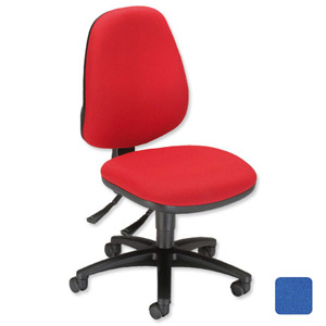 Sonix Gamma Permanent Contact Chair High Back Seat W480xD450xH430-540mm Ocean Blue