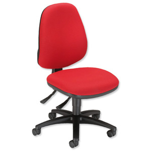 Sonix Gamma Permanent Contact Chair High Back Seat W480xD450xH430-540mm Burgundy