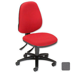 Sonix Gamma Permanent Contact Chair High Back Seat W480xD450xH430-540mm Shadow Grey