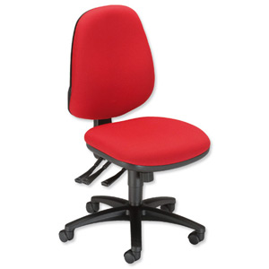 Sonix Gamma Operator Chair Asynchronous High Back Seat W480xD450xH430-540mm Burgundy