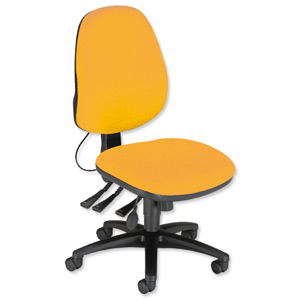 Sonix Support S2 Chair Asynchronous Lumbar-adjust High Back Seat W480xD450xH460-570mm Sunset Yellow