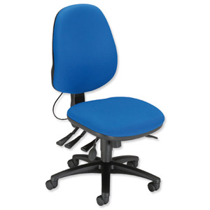 Sonix Support S3 Chair Asynchronous Lumbar-adjust High Back Slide Seat W480xD450xH460-570mm Ocean Blue