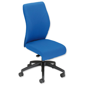 Sonix Poise Synchronous Medium Back Posture Seat W480xD440xH410-520mm Ocean Blue