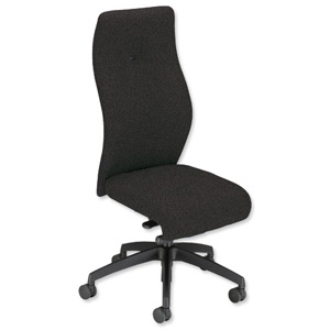 Sonix Poise Synchronous Seat Slide High Back Posture Seat W480xD440-490xH410-520mm Onyx Black