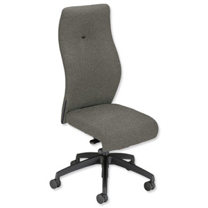 Sonix Poise Synchronous Seat Slide High Back Posture Seat W480xD440-490xH410-520mm Shadow Grey