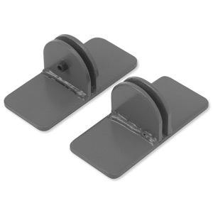 Trexus Basics Desktop Feet for Trexus Acrylic Screens Silver