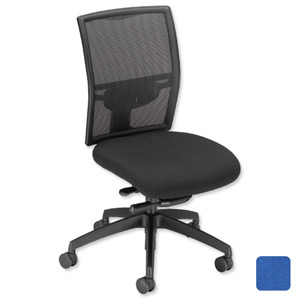 Adroit Zeste Task Chair Synchronous High Mesh Back 520mm Seat W500xD470xH470-600mm Ocean