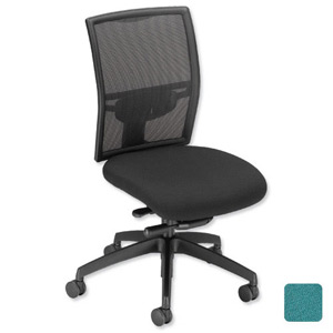 Adroit Zeste Task Chair Synchronous High Mesh Back 520mm Seat W500xD470xH470-600mm Jade
