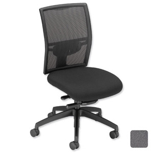 Adroit Zeste Task Chair Synchronous High Mesh Back 520mm Seat W500xD470xH470-600mm Shadow