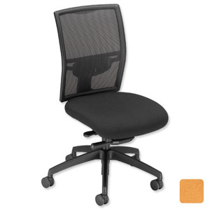 Adroit Zeste Task Chair Synchronous High Mesh Back 520mm Seat W500xD470xH470-600mm Sunset