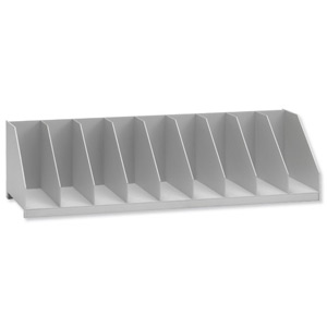 Fast Paper easyOffice Lever-arch File Holder 9-Slot W860xD310xH230mm Grey Ref EO4944.02