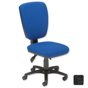 Trexus Premier High Back Operator Chair Asynchronous Seat W460xD450xH460-590mm Charcoal