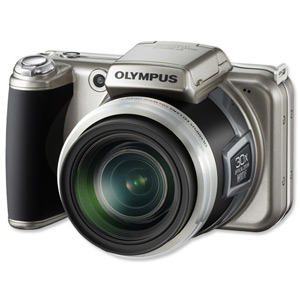 Olympus SP800UZ HD Digital Camera SDHC 3.0in LCD 30x Optical Zoom 14MP Silver Ref SP-800UZ