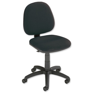 Trexus Office Operator Chair Medium Back H300mm Seat W460xD430xH460-580mm Black