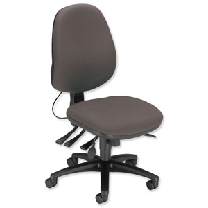 Sonix Jour J3 High Back Office Chair Seat W480xD450xH460-570mm Grey