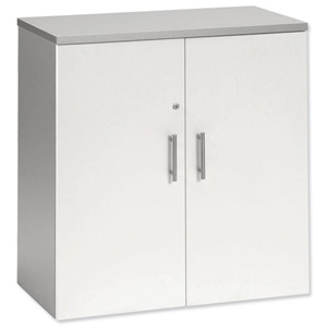 Tercel Eyas Modular Storage Large Cupboard Lockable W750xD400xH812mm White