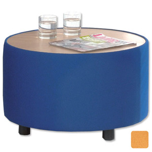 Adroit Tub Reception Table Cylindrical Omega Plus Fabric Diam.600xH380mm Sunset Ref PS1040RSs