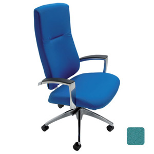 Adroit Vie Executive Armchair Synchro-tilt High Back H740mm W520xD550xH430-540mm Jade Ref 2760-4