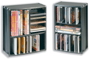 Compucessory CD/DVD Storage Tower 28 CD and 4 DVD Capacity Standard W215xD130xH360mm Black Ref 442560