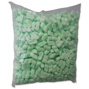 Loosefill S-shaped Recycled Biodegradable Polystyrene 0.425 cu m