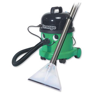 Numatic George Vacuum Cleaner All-in-One 1200W 15L Dry 9L Wet 8.8kg W355xD355xH515mm Green Ref GVE370A26