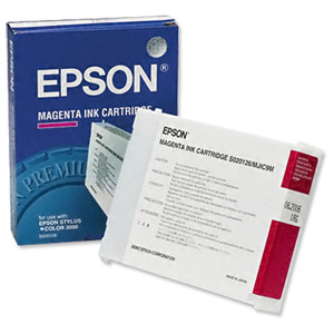 Epson Inkjet Cartridge Page Life 300pp Magenta Ref S020126