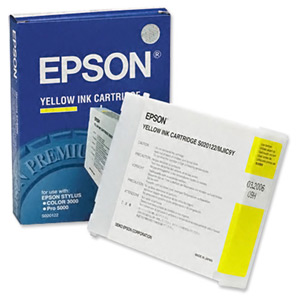 Epson Inkjet Cartridge Page Life 300pp Yellow Ref S020122