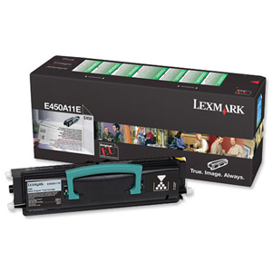 Lexmark Laser Toner Cartridge Return Program Page Life 3500pp Ref E250A11E Ident: 824F