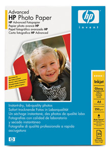 Hewlett Packard [HP] Advanced Photo Paper Glossy 250gsm A4 Ref Q5456A [25 Sheets]