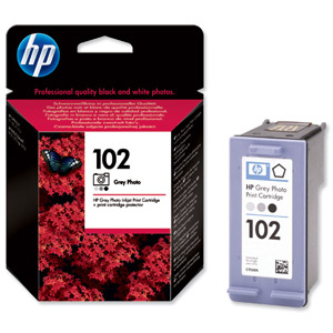 Hewlett Packard [HP] No. 102 Inkjet Cartridge 23ml Photo Grey Ref C9360AE