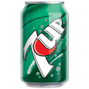 7UP Regular Soft Drink Can 330ml Ref A01095 [Pack 24]