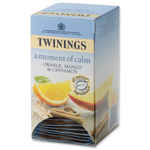 Twinings Infusion Tea Bags Individually-wrapped Orange Mango Cinnamon Ref A03004 [Pack 20]