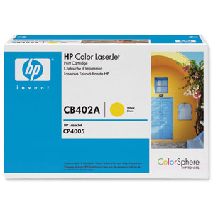 Hewlett Packard [HP] No. 642A Laser Toner Cartridge Page Life 7500pp Yellow Ref CB402A