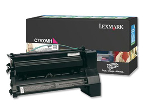 Lexmark Laser Toner Cartridge Return Program High Yield 10000pp Magenta [for C770 C772] Ref C7700MH