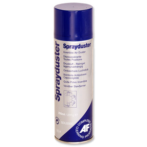 AF PC Spray Duster Invertible CFC-free Non-flammable 200ml Ref SDU200D