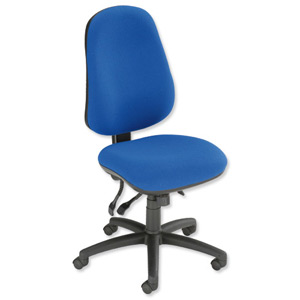 Trexus Heavy Duty Marlborough 24/7 Operator Chair Seat W500xD490xH460-580mm with Seat Slide Blue
