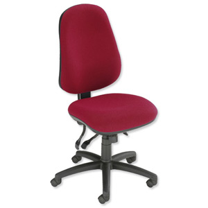 Trexus Heavy Duty Marlborough 24/7 Operator Chair Seat W500xD490xH460-580mm with Seat Slide Burgundy