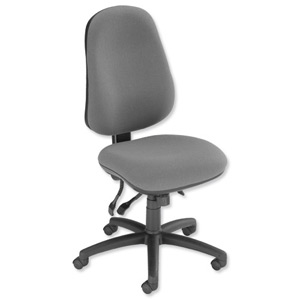Trexus Heavy Duty Marlborough 24/7 Operator Chair Seat W500xD490xH460-580mm with Seat Slide Grey