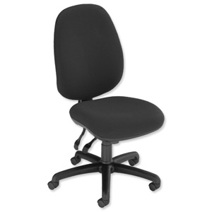 Trexus Heavy Duty Wellington 24/7 Operator Chair Seat W500xD490xH460-580mm Black