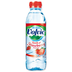 Volvic Touch Of Fruit Water Bottle 500ml Strawberry Ref 16438 [Pack 24]