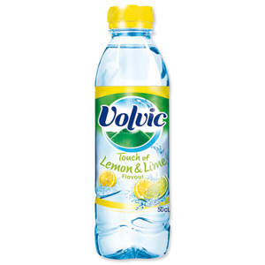 Volvic Touch Of Fruit Water Bottle 500ml Lemon and Lime Ref 16440 [Pack 24]