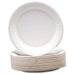 Paper Plates Disposable 180mm [Pack 100]
